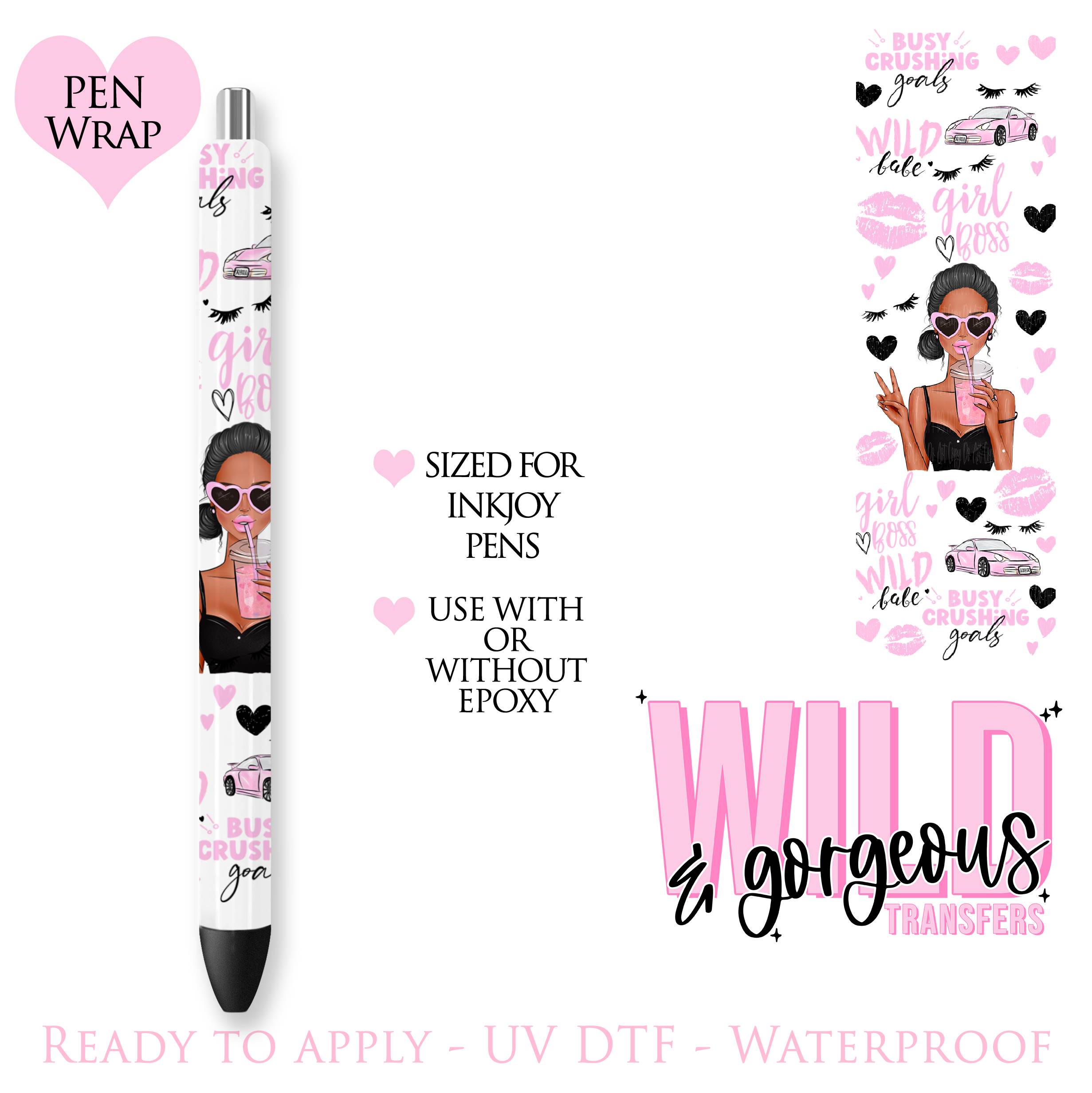 Digital Download - Sassy Days of the Week Pen Wrap , Pen Wrap