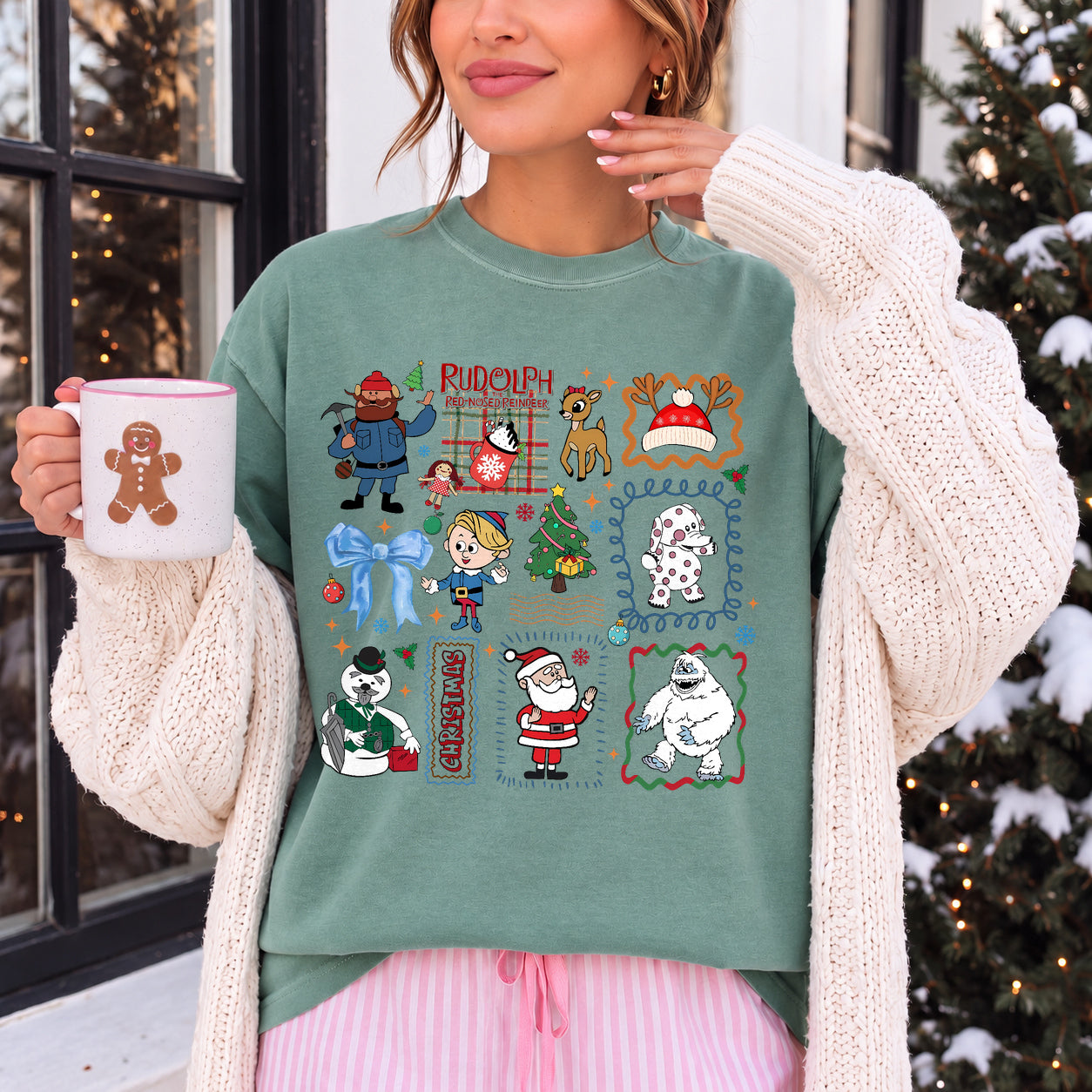 RUDOLPH CHRISTMAS COLLAGE
