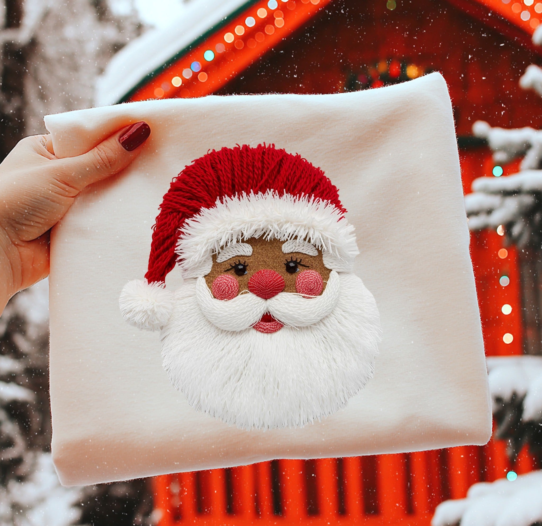 POC FAUX YARN SANTA RED - WILD WEDNESDAY 10/29 – Wild & Gorgeous Transfers