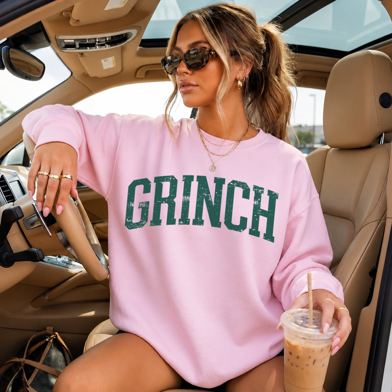 GRNCH GREEN DISTRESSED ARCH