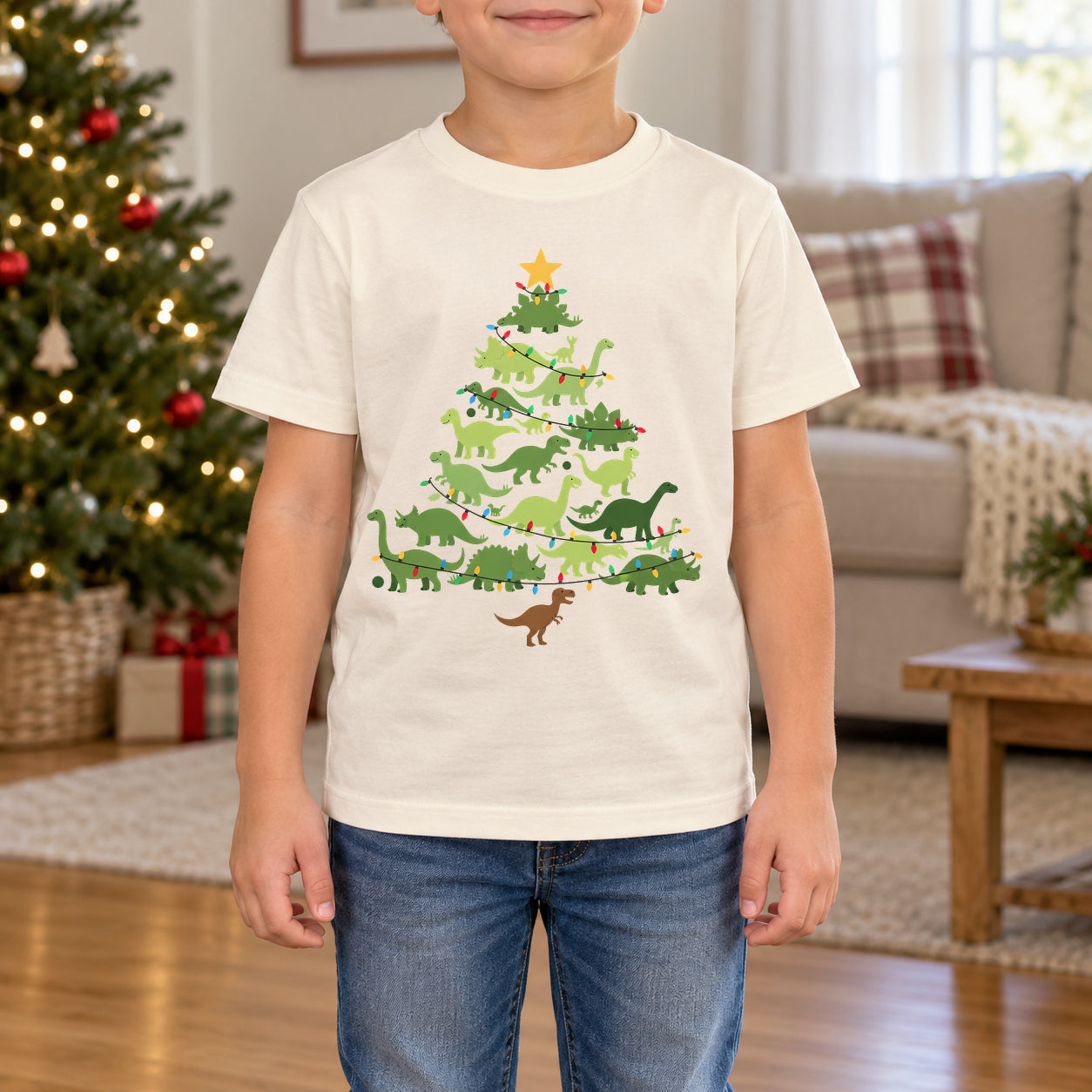 DINOSAUR CHRISTMAS TREE YOUTH