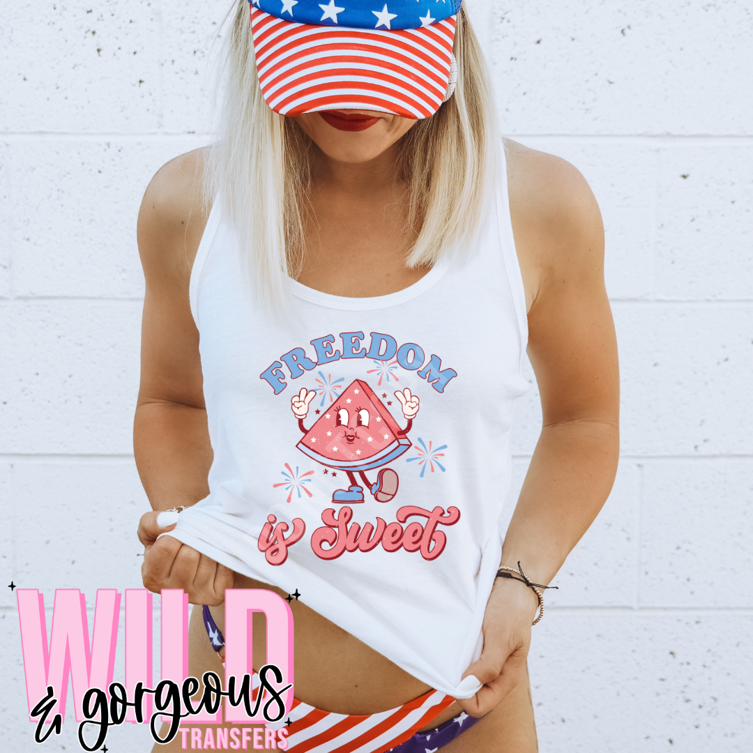 FREEDOM IS SWEET- MATTE THIN PRINT