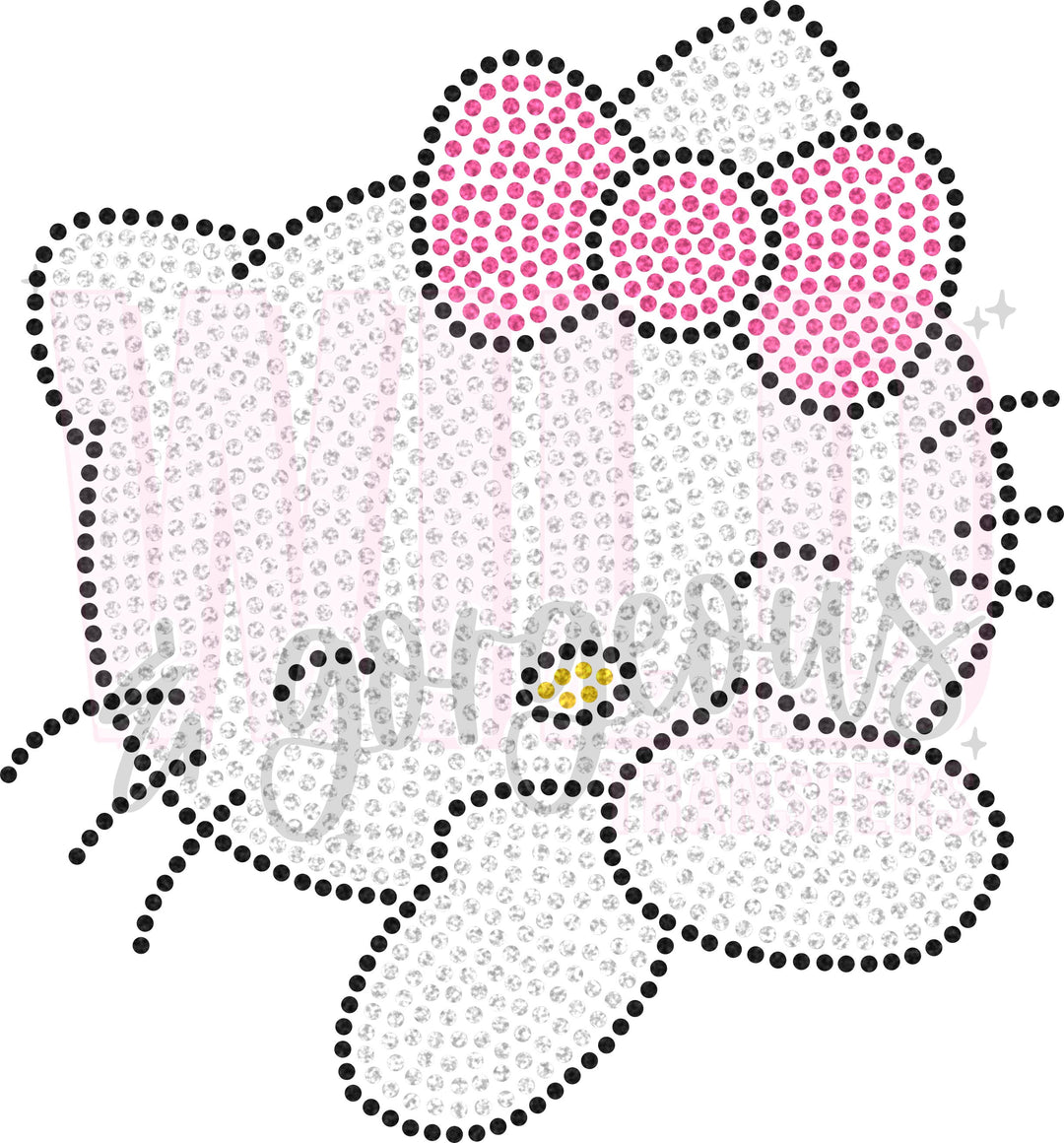 KITTY RHINESTONE TRANSFER Wild & Transfers