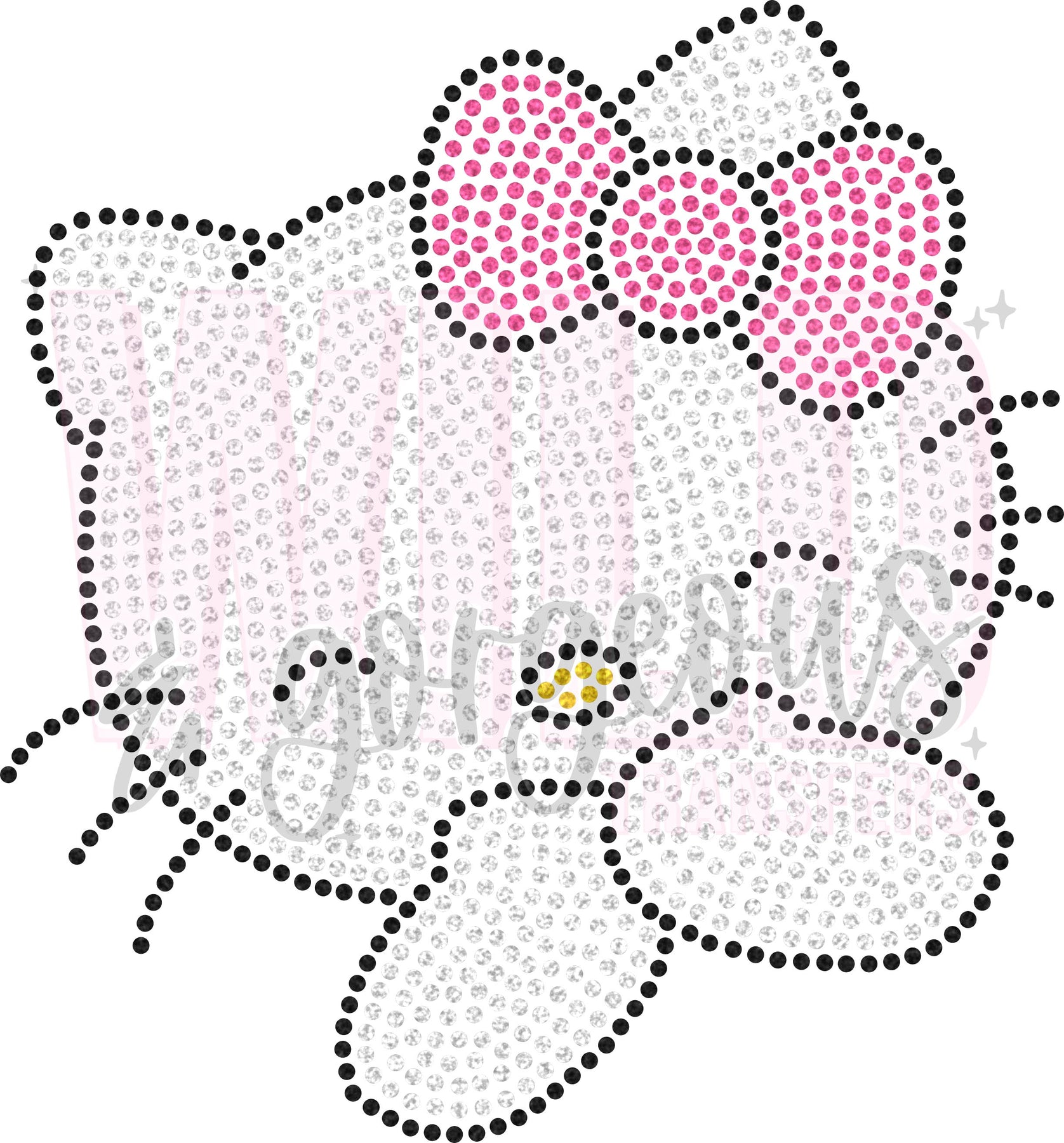 KITTY RHINESTONE TRANSFER Wild & Transfers