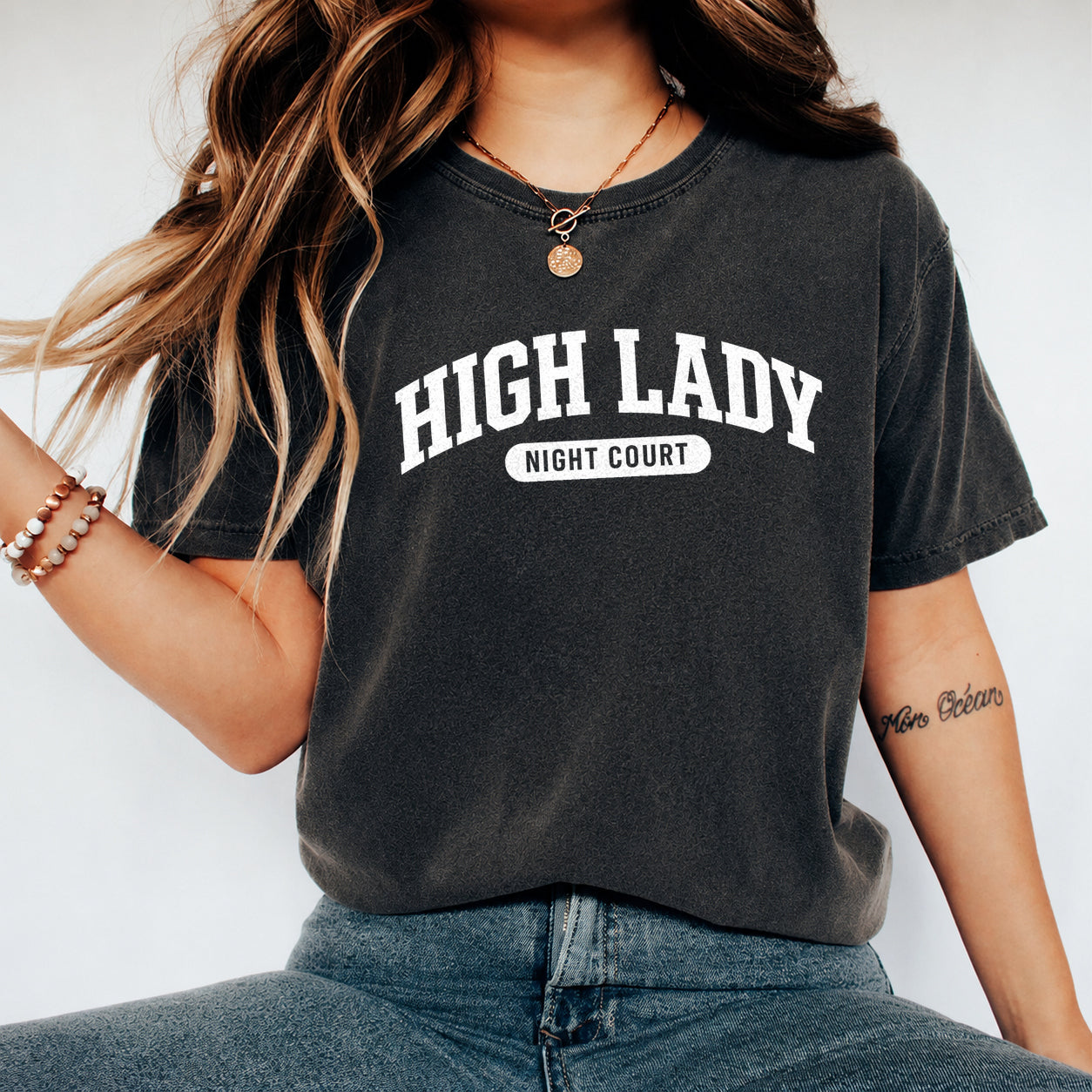 HIGH LADY NIGHT COURT WHITE INK