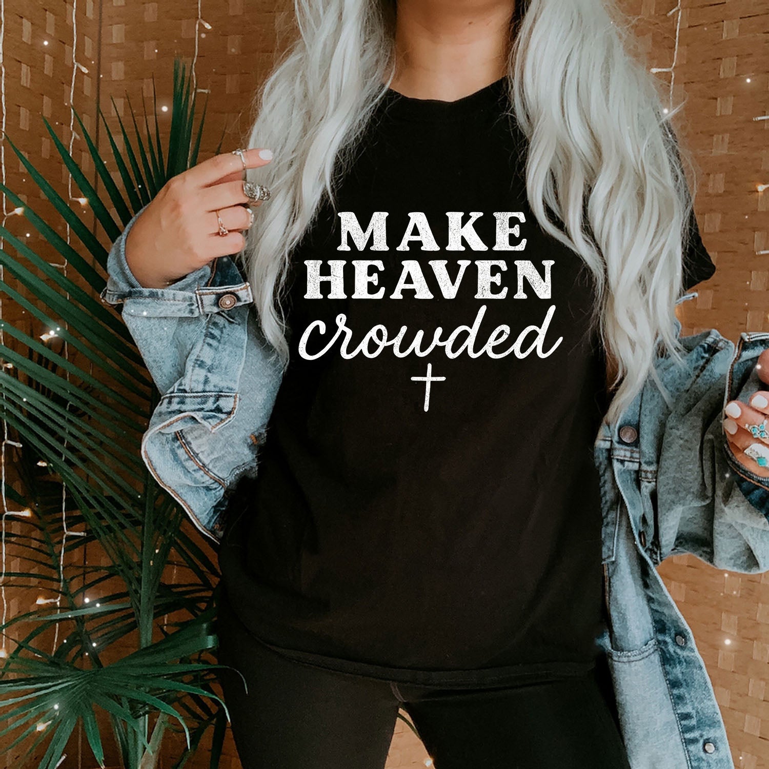 MAKE HEAVEN CROWDED WHITE