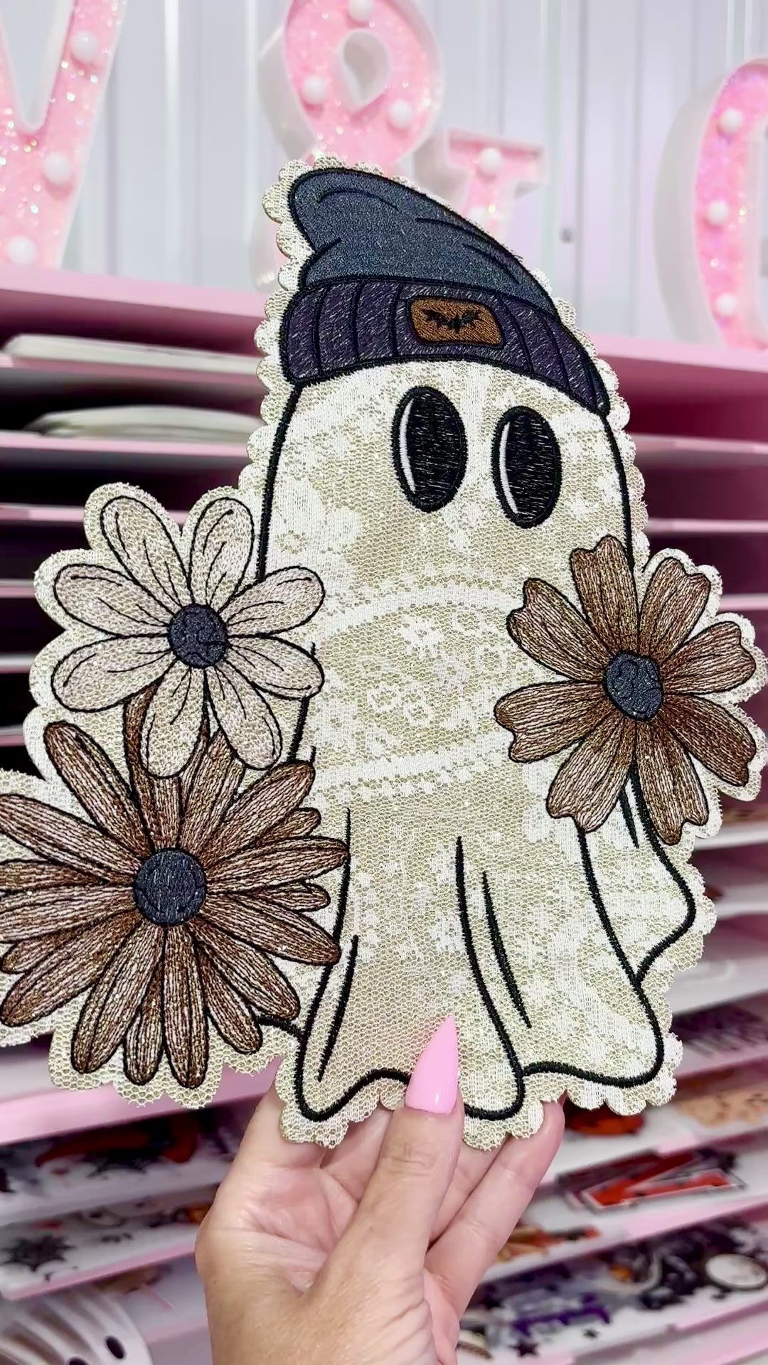 TRENDY GHOSTIE - CHENILLE PATCH
