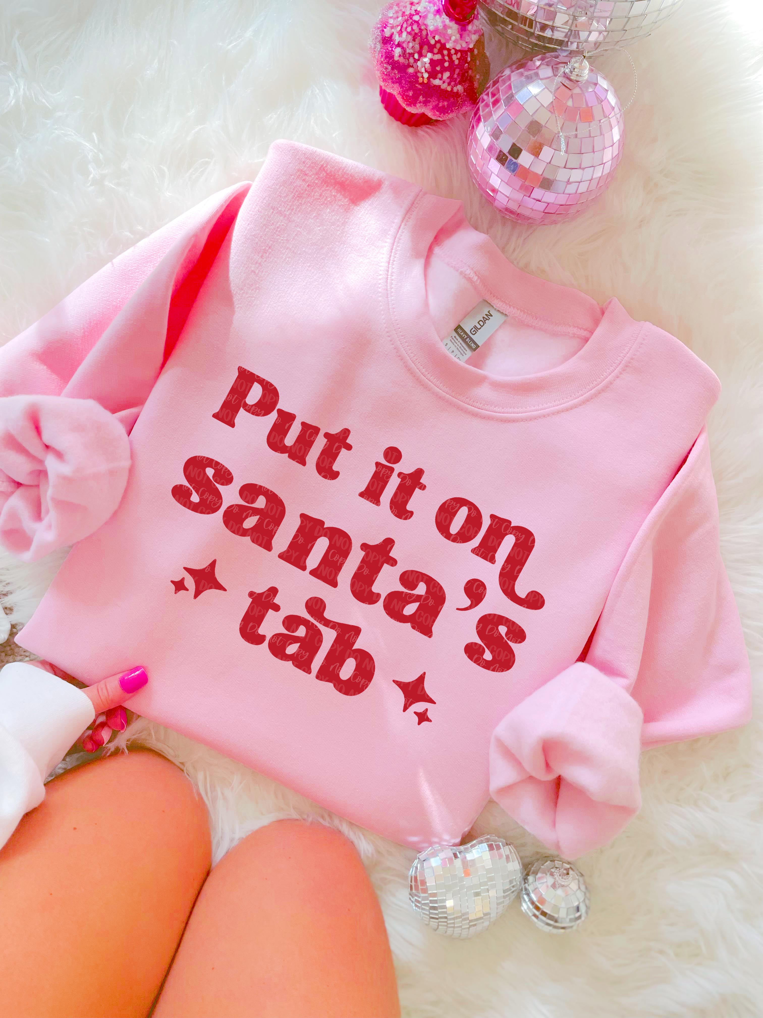 PUT IT ON SANTAS TAB