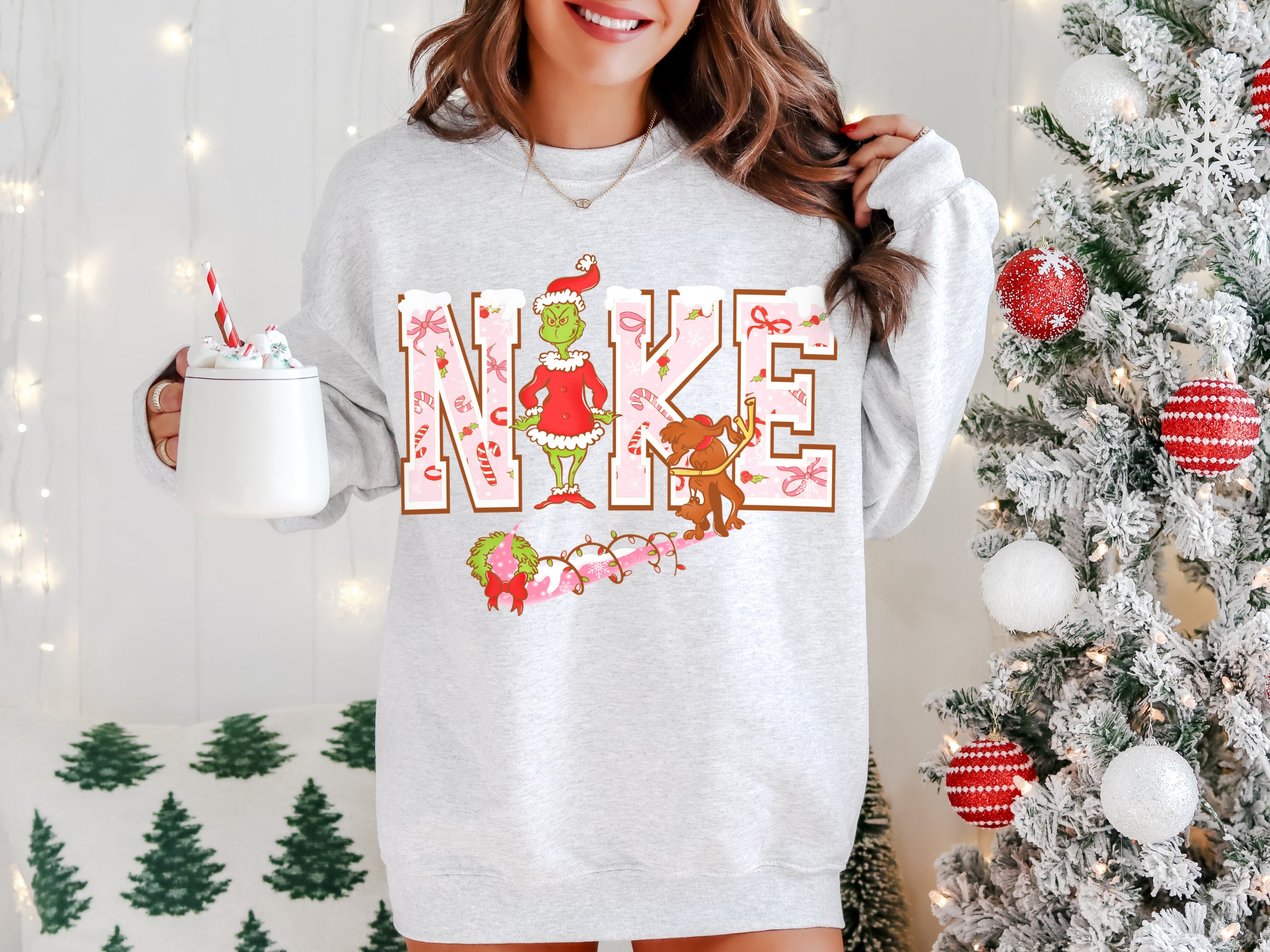 PINK NIKE GRINCH