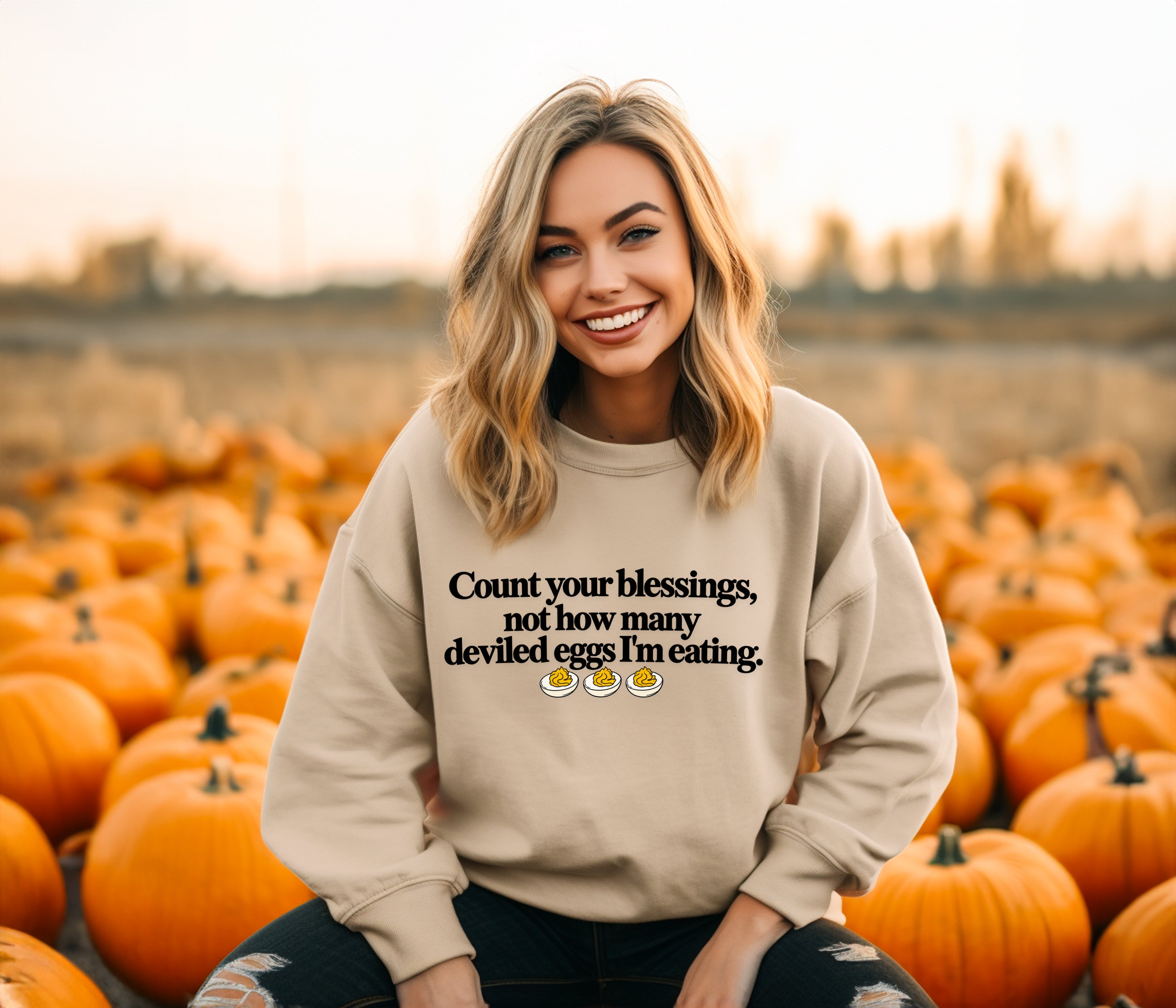 COUNT YOUR BLESSINGS DEVILED EGGS