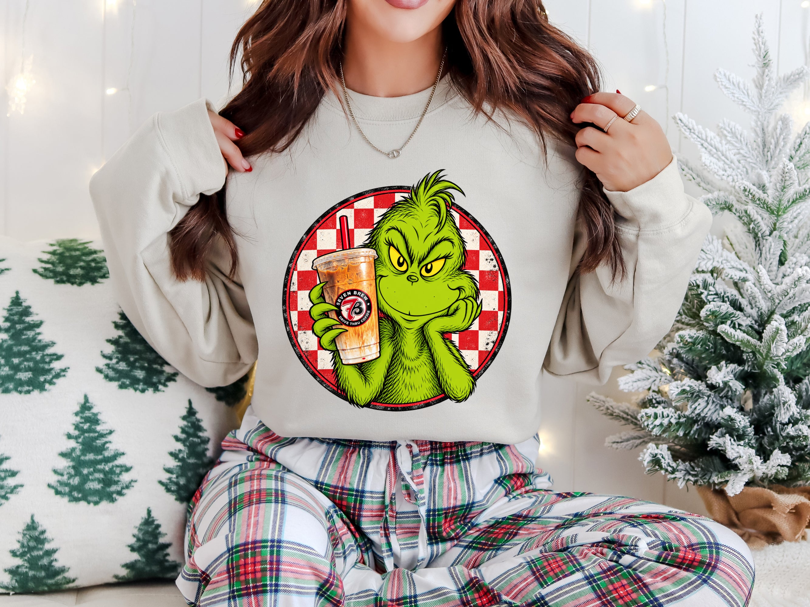 GRINCH COFFEE CHECKERBOARD