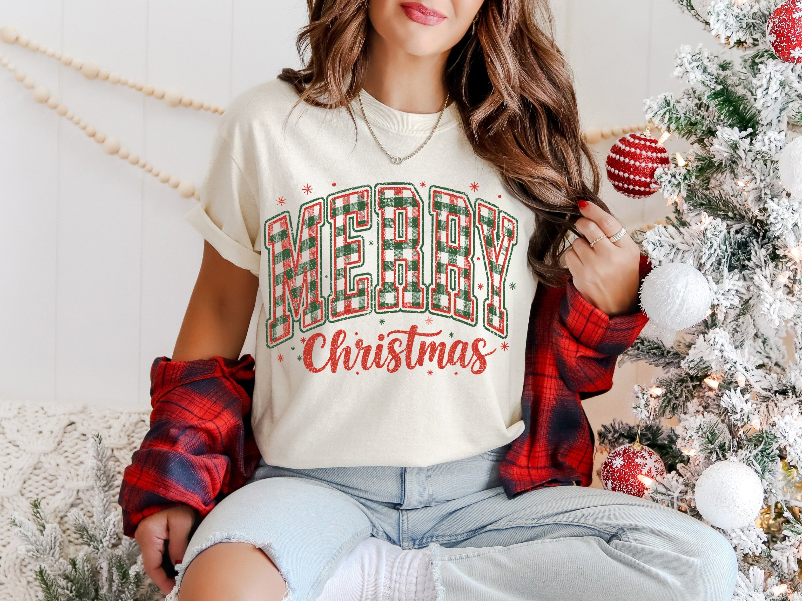 PLAID MERRY CHRISTMAS