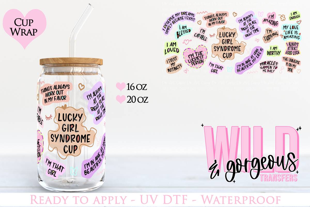 ALL UV DTF CUP WRAPS – Wild & Gorgeous Transfers